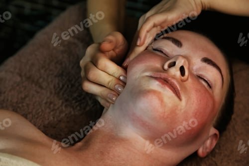 Preview: Relaxing Facial Massage Experience in a Serene Spa Salon Setting