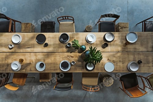 Preview: Stylish and modern interior design of conference room