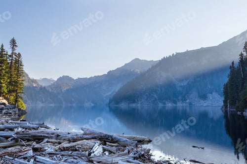 Preview: Mountains lake