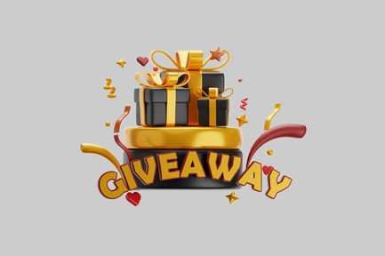 Preview: Marketing giveaway icon with gifts