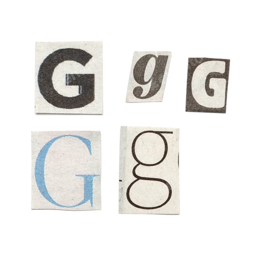 Vista previa: Newspaper Letters