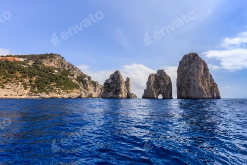 Preview: Faraglioni Cliffs, Capri, Italy.