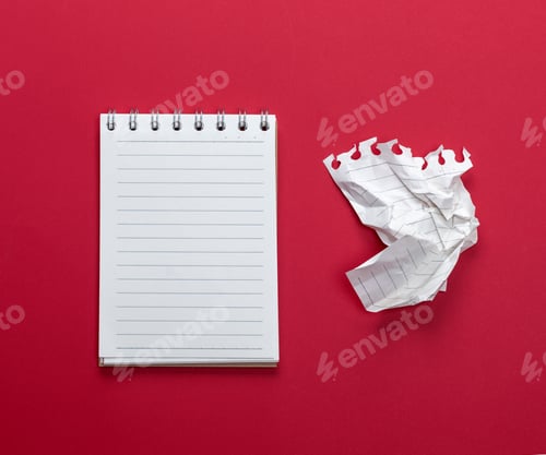 Preview: Empty paper notebook