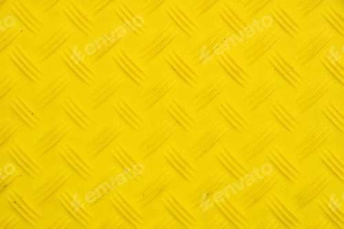 Preview: Anti slip yellow plastic plate with diamond pattern