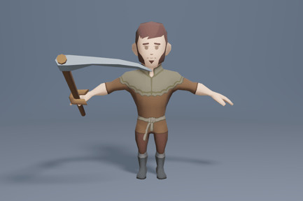 Preview: Medieval character mower