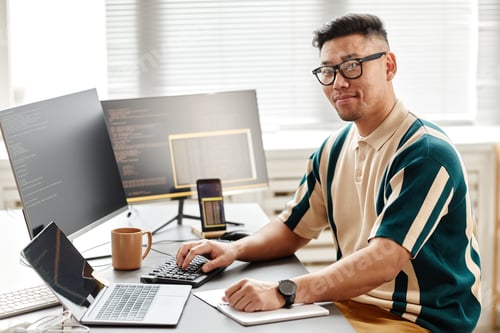 Preview: Asian Software Developer at Workplace