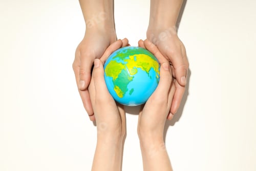 Preview: Earth Day, Environment and Eco concept, top view