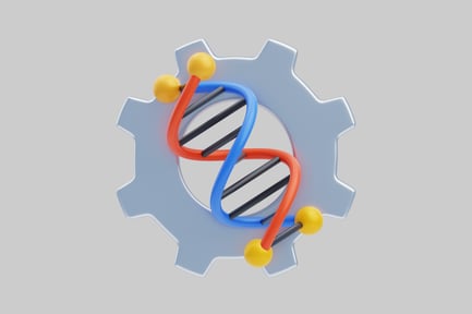 Preview: Dna mechanical gear abstract