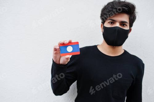 Preview: Asian man with flag