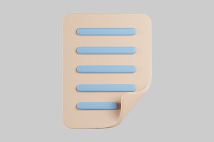 Preview: Document with Beige Background and Blue Text Boxes