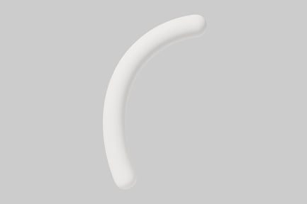 Preview: Abstract white curved shape