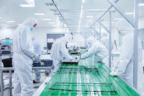 Preview: scientists working in laboratory