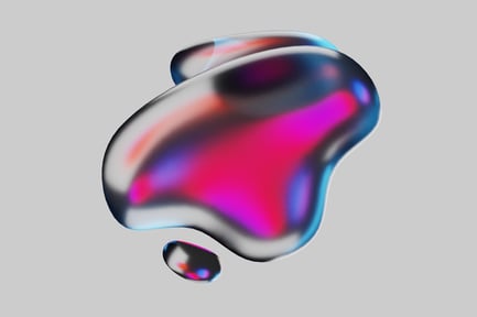 Vorschau: Irisierende abstrakte Form