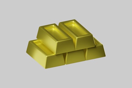 Preview: Stacked Gold Bars