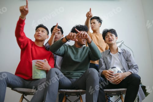 Preview: Group Of Supporter Complaining At The Football Match