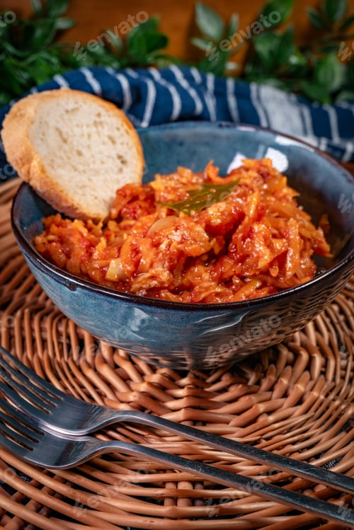 Preview: Fish stew with vegetables.