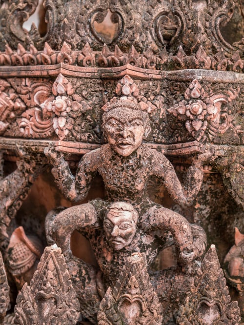 Preview: Guardian statue (yak) at the temple Wat phra kaew in the Grand palace Bangkok
