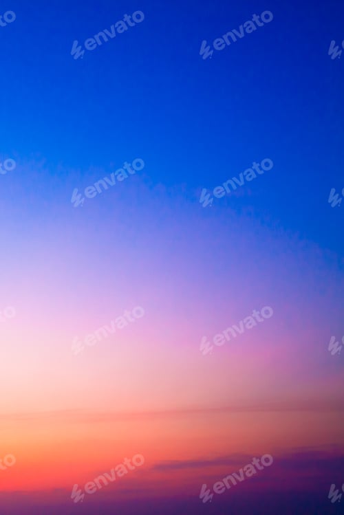 Preview: Colorful Sky After The Sunset. natural background backdrop