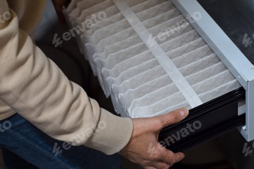 Vista previa: Replacing furnace filter at home