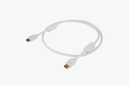 Preview: High Speed HDMI Cable - White, 14 inch