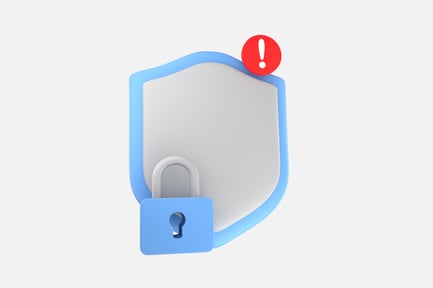 Preview: Lock Shield 3D Illustration