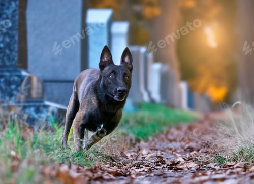 Preview: malinois and halloween