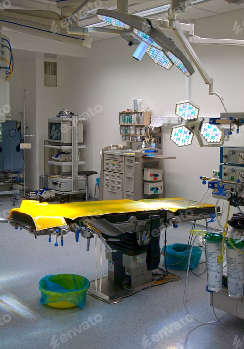Preview: Modern well equipped operating theatre in a new hospital.
