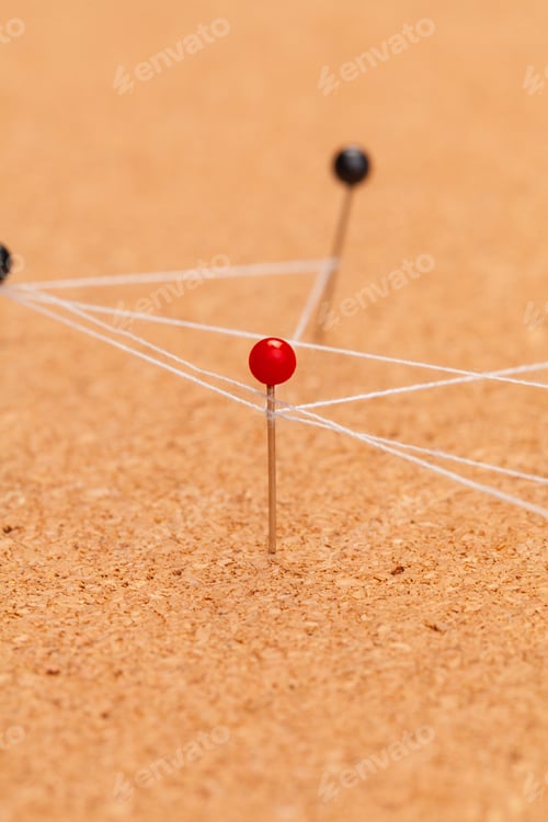 Preview: pins connected creating a network