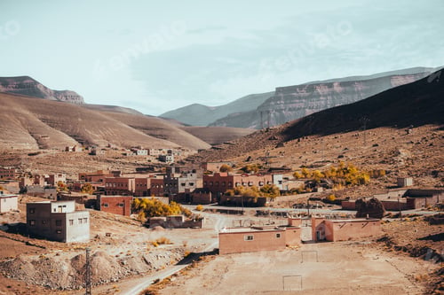 Preview: Nature, rocks, houses and mountains in Dades Gorge Morocco