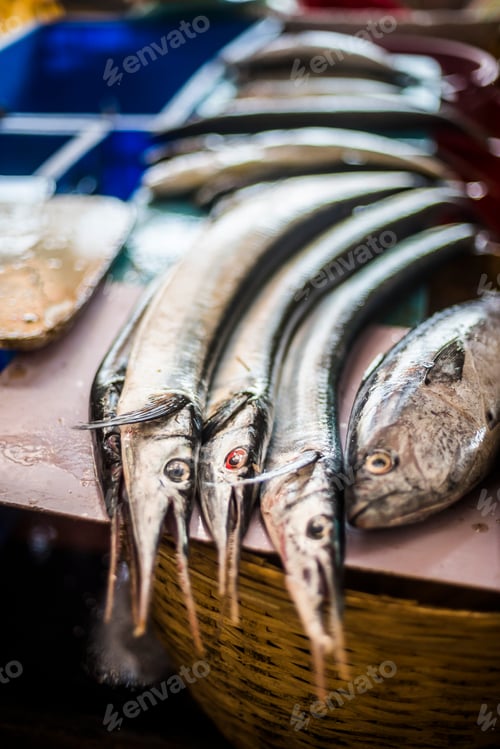 Preview: Fish for sale in Mapusa Market, Goa, India