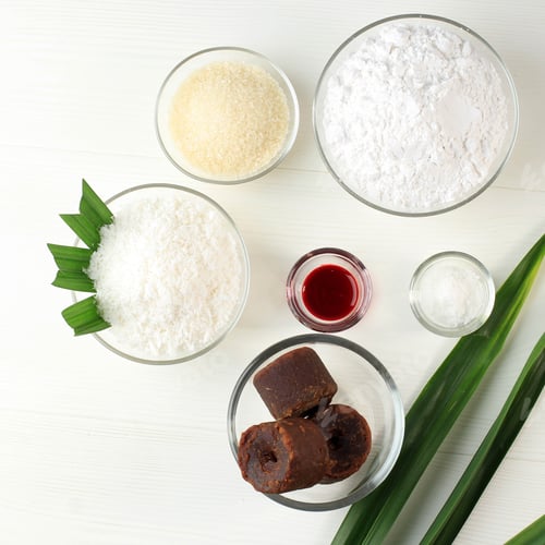 Preview: Preparing Ingredients Making Indonesian Traditional Jajanan Pasar.
