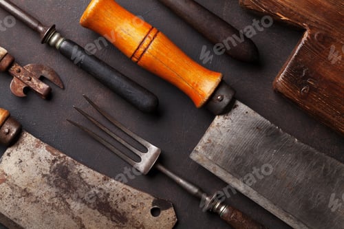 Preview: Vintage kitchen utensils