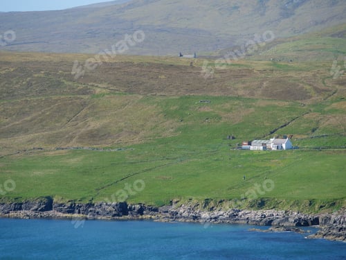 Preview: Picturesque view of Lerwick city and the Shetland islands
