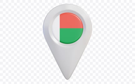 Preview: Madagascar Location Pin