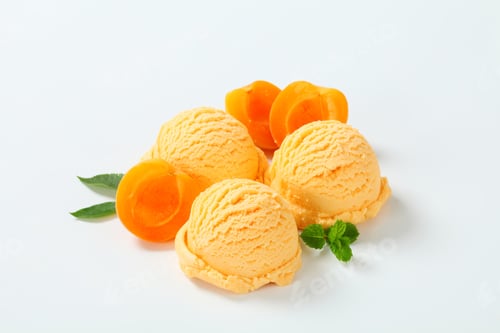 Preview: Apricot ice cream