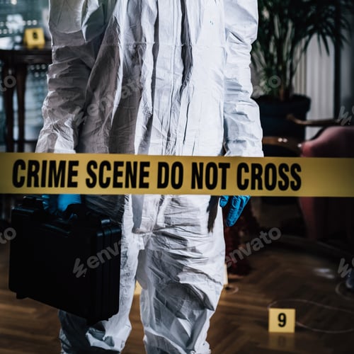 Preview: Crime Scene Detective Examining Evidence