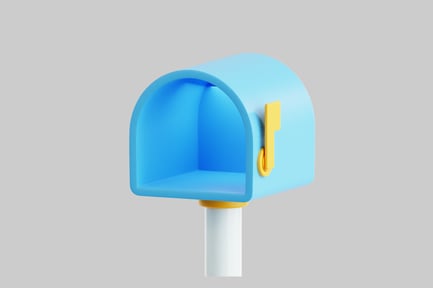 Preview: Cute cartoon style mailbox
