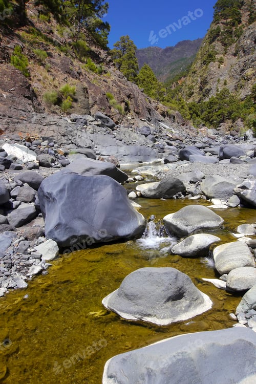 Preview: Barranco de las Angustias, Caldera de Taburiente National Park, Canary Islands, Spain