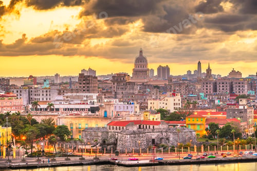 Preview: Havana, Cuba downtown skyline