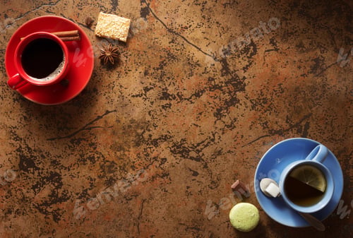 Preview: cup of coffee and tea