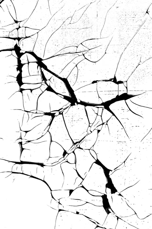 Preview: Cracked And Peeled Surface - Grunge Cracks Texture