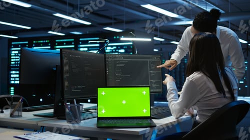 Data Scientists Working Together on Code