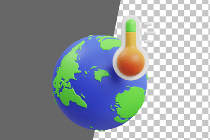 Preview: Temperature 3D Icon