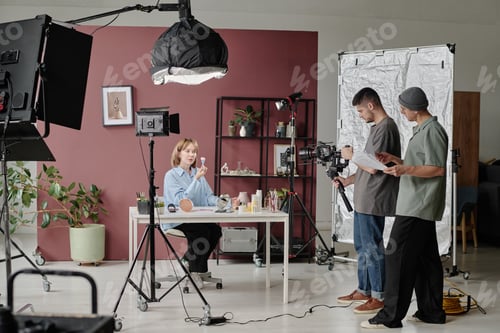 Preview: Woman Taking Part in Commercial