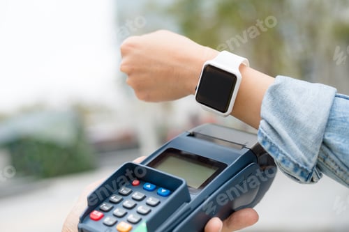Preview: Smart wtach pay with pos terminal