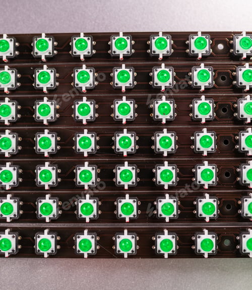 Preview: Panel of LED light indicators is in the production