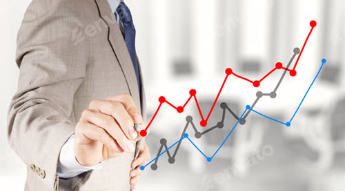 Preview: Businessman Hand Working With New Modern Computer And Business Strategy As Concept