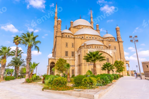 Preview: The impressive Alabaster Mosque in the city of Cairo, in the Egyptian capital. Africa