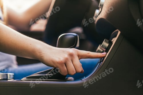Preview: woman driving a car
