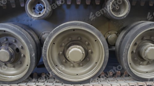 Preview: Tank wheels armor army caterpillar tread or tank tread heavy duty
